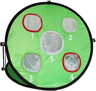 Chipping Double Side Equipment 5 Holes Indoor Outdoor Golf Net Sports Portable Training Aids Folding