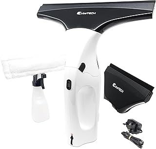 CubeTECH CTWV2 Cordless Vacuum Cleaner - Handheld Vacuum Cordless Rechargeable Power Kit (Microfibre Cloth & Window Squeegee Vacuum) Cleaning Condensation Double Glazed Glass Window Cleaning