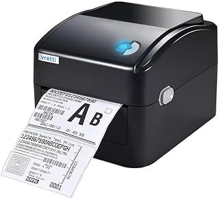 vretti Thermal Printer USB Label Printer Thermal Label 4x6 for Shipping Compatible with Windows, Mac OS and Linux systems