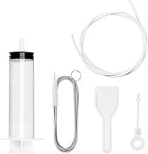 5 Pcs Refrigerator Scrub Brush Set, Fridge Drain Hole Cleaning Tool Kit, Drain Pipe Cleaning Brush for Home Kitchen Refrigerator Cleaning