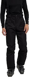 Mountain Warehouse Interstellar Men's Winter Snow Pants - Black, Regular Fit, Mid Rise, Ankle Length, Straight Leg, Zippered Front, 2 Year Warranty