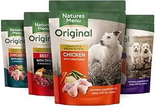 Natures Menu - Wet Dog Food - Pouches for Adult Dogs - Mixed Variety - 8 x 300g