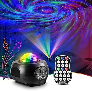 Nebula Starry Galaxy Projector for Room Home Bedroom,Galaxy Light Projector for ceiling,Remote Timer Star Projector,Music Night Light Projector for Kids,Teen Girl Adult Bedroom Decor,Birthday gift