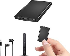 32Gb Voice Recorder, Small Voice Activated Recorder with 384 Hours Recording Capacity, Portable Rechargable Recording Device for Classroom Lecture Meeting (earphone included)