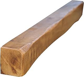 Solid Oak Beams for Fireplaces- Oak Floating Shelf for Home Decor- Rustic Shelves to Decorative Logs for Fireplace- Heavily Worked- Beam Size(90x7.5x10) Cm