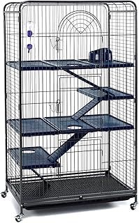 Blenheim Extra Tall Rat Cage with Accessories, 140 cm, Black