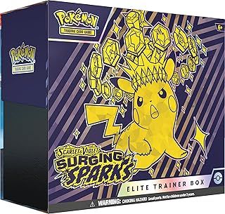 Pokémon TCG: Scarlet & Violet—Surging Sparks Elite Trainer Box (1 Full-Art Promo Card, 9 Boosters & Premium Accessories)