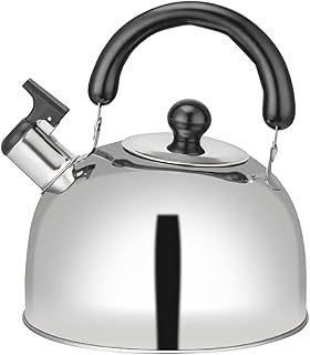 Ram® 3L Heavy Duty Camping Whistling Kettle Camping Kettle for Gas Stove Travel Camping Holiday Portable Teapot Kettle 3 litres