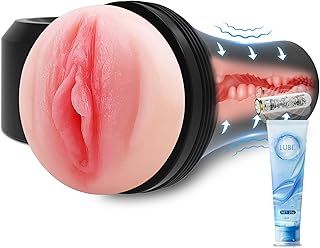 Electric Male Masturbator, Sex Toys Mastuabors with 10 Vibrating Modes Penis Stimulation, Mens Sex Toys Pocket Pussy Sex Toys4mens UK, Adult Sex Toys Vibrator Stroker Sex Doll, Black