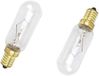 Pack of 2 40W 240V Cooker Hood Bulbs Replacement Universal Small Screw Cap E14