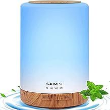 SAIMPU Essential Oil Diffuser- Anion Air Diffuser with 7 Colorful Led Lights, Quiet Ultrasonic Aromatherapy Diffuser with Cool Mist, Air Humidifier for Bedroom, Home, Office - Amazon Vine
