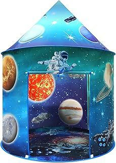 Kids Astronaut Galaxy Play Tent - Large Pop-Up Space Playhouse for Boys and Girls, Indoor/Outdoor Foldable Tent, for Toddlers and Children