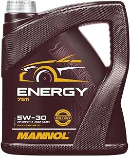 Mannol 5 Litre Energy 5W-30 Engine Oil A3/B4 Universal Synthetic Ester Technology