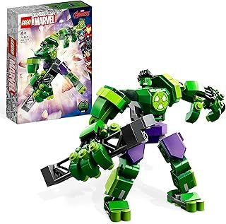 LEGO 76241 Marvel Hulk Mech Armour, Avengers Action Figure Set, Collectable Super Hero Buildable Toys for Boys and Girls Aged 6 Plus, Gift Idea