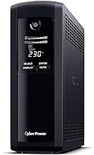 CyberPower VP1600EILCD Value PRO 1600va/960w Tower LCD UPS, 8xIEC Outlets and AVR, Black