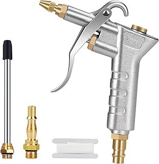 Air Blow Gun-Air Compressor Tools? with 1/4" NPT and 1/4" BSP German Air Compressor Accessories? High-Pressure Pistol-Grip Connector Pneumatic Air Tools for Compressor