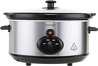Prestige Mechanical Slow Cooker, 3.5 Litre, Silver, 3.5 Litre