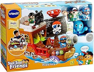 VTech Toot-Toot Friends Kingdom Pirate Ship Baby Toy | Interactive Toy for Imaginative Play | Pirate Toy for 1, 2, 3+ Year Olds Boys & Girls, 16.5 x 45.8 x 35 cm