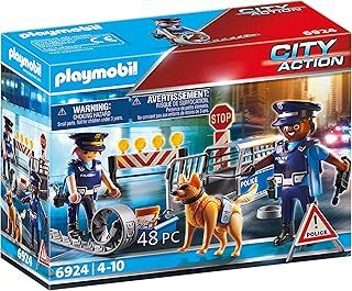 Playmobil 6924 City Action Police Roadblock, for Children Aged 4+