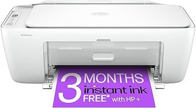 HP DeskJet 2810e All in One Printer | Perfect for Home | Colour | Wireless | Print, Scan & Copy | 3 Months of Instant Ink included Easy Setup & Reliable Wi-Fi | White