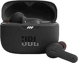 JBL Tune 230 NC TWS True Wireless In-Ear Headphones and Charging Case, Active Noise-Cancelling Bluetooth Earphones with Stick Closed Design, Up to 40 Hours Battery Life, Black