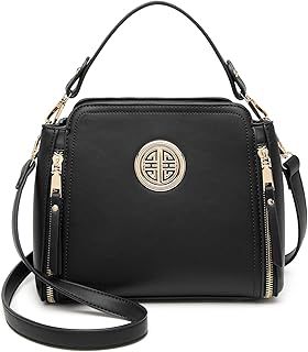 Miss Lulu Handbags for Women Cross Body Bags Ladies Fashion Shoulder Bag Girls PU Leather Top Handle Bag