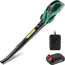 POSENPRO Leaf Blower - 20V Leaf Blower Cordless with Battery & Charger, Electric Leaf Blower for Lawn Care, Battery Powered Leaf Blower Lightweight for Leaf/Snow/Dust Blowing