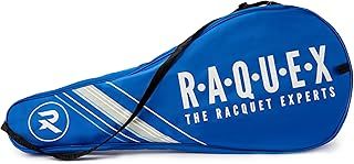 Tennis Racket Bag – Blue or Black - Tennis Racket Cover Bag, Squash & Badminton Racquet Bag for 2 Racquets & Accessories with Shoulder Strap
