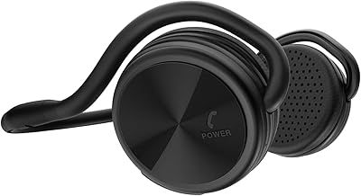 BESIGN SH03 Bluetooth 4.1 Headphones, Wireless On-Ear Neckband Sports Earphones with Mic for Wireless Music Streaming and Hands-Free Calling, Foldable, Up to 25 Hours Music time