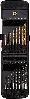 Trend Snappy 16-Piece Hex Drill Bit Set, 1/4 Inch Hex Shank, Quick Release System, Titanium Nitride Coated Tools with Tough Fabric Case, SNAP/HD1/SET