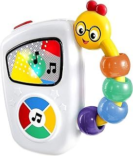 Baby Einstein, Take Along Tunes Musical Toy, Interactive Baby Toy with Lights & 10 melodies, Bead Chaser, Early Development, Volume Control, Ages 3 months +