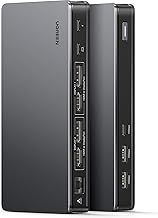 UGREEN Docking Station, Revodok Pro 209 DisplayLink USB C Dock with Dual 4K@60Hz HDMI and DisplayPort, 3x 10Gbps USB-C & USB-A Data Ports, Ethernet, 100W PD for M4 MacBook Pro/Air, Mac Mini and More