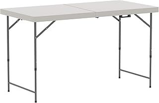 Folding Table 4ft Heavy Duty Extra Strength Camping Buffet Wedding Market Garden Party Car Boot Stall Picnic Trestle Indoor Outdoor Foldaway Carry Handle
