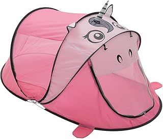 Pop Up Tents for Kids Cute Shark Large Pop Up Play Tent Playhouse for Indoor Outdoor Fun, Foldable Portable Kids Tent With Carry Bag, Christmas Birthday Gifts - Pink Unicorn