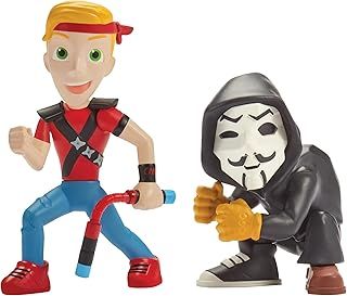 Spy Ninjas 3-INCH 2 FIGURE PACK. CHAD WILD CLAY, PZ2 FIGURE SECRET NETWORK. SPY MISSION TOYS. HELP DEFEAT PROJECT ZORGO