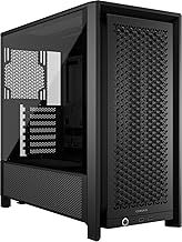 CORSAIR FRAME 4000D Modular Mid-Tower ATX PC Case – High Airflow, InfiniRail™ Fan Mounting System, Dual 360mm Radiator Support, ASUS BTF, MSI Project Zero, Gigabyte Project Stealth – Black