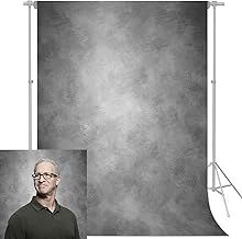 Photography Backdrop - 1.5x2.2m Grey Portrait Studio Props With Rod Pocket (Backdrop Only)