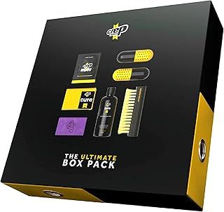 Crep Protect Shoe Care Box Pack - Premium Sneaker Cleaning Kit with 6 x Sneaker Wipes, 2 x Shoe freshener Pill, Sneaker Eraser, 100ml Cleaning Solution, Microfibre Cloth & Shoe Brush