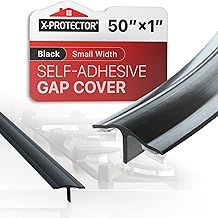 Silicone Stove Gap Cover X-Protector – 127 x 2.5 cm Guard Between Stove and Counter – Self-Adhesive Premium Counter Gap Filler – Heat Resistant Oven Counter Gap Protector – Stove Top Spill Guard