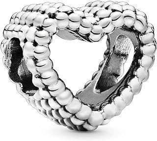Pandora Purely Beaded Open Heart Charm