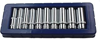 US PRO 3237 10pc 3/8'' DR Deep Sockets Set 10-19mm, Blue