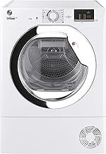 Hoover HLEC9DCE H-Dry 300 9kg Condenser Tumble Dryer Aquavision, White, Freestanding, Sensor dry, NFC