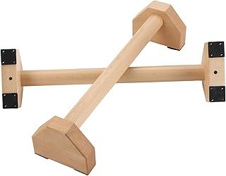 PELLOR Push Up Bar, Wooden Parallettes Bars, Push Up Handles I-Shaped Anti-slip Indoor and Outdoor Arm Chest Muscle Training Fitness Equipment