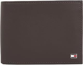Tommy Hilfiger Men’s Eton Wallet with Coin Pocket, Brown (Brown), One Size