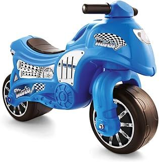Dolu Toddler Push Powered Motorcycle Indoor and Outdoor Ride On Balance Kids Play Toy Bike with Handlebars and 2 Large Rubber Wheels, 70 x 26.5 x 49 cm; 3 Kilograms, wheel size: ‎12 Inches, Blue
