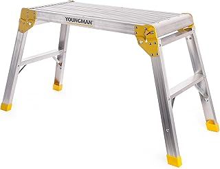 Youngmans 31089818 Odd Job Multi Purpose Trade Work Platform 0.5 Metres Height, Multicoloured