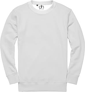 D&H CLOTHING UK Premium Sweatshirts Plain Workwear Casual Crewneck Jumper Sweater Sports Leisure Fleece