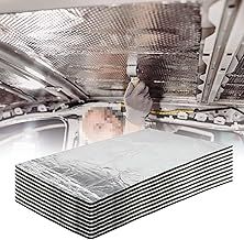 MYOYAY Sound Deadening Mat 12 Pcs Car Van Sound Proofing Deadening Vehicle Insulation Soft Closed Cell Foam Sheets 50 x 30cm,10mm Self-Adhesive Waterproof and Moisture-Proof Shock-Absorbing Board