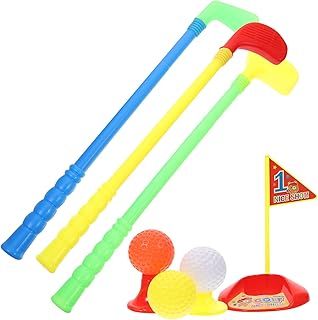 Homoyoyo Baby Toys Toddler Golf Toy Set, Golf Clubs Set Toy Golf Kit, Childrens Golf Game, Early Educational Golf Set Toy for Toddler, Indoor and Outdoor Fun Sports Toy for Children Kids Toys