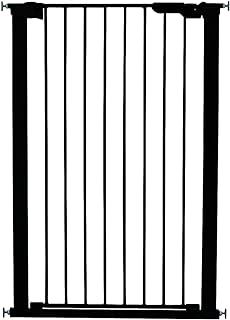 Scandinavian Pet Design Extra Tall Pressure Fit Dog Gate - 73.5-79.6 cm/29-31.3 inches Wide, 105 cm/41.3 inches High - Stair/Safety Gate, Metal, Black - Made in Denmark